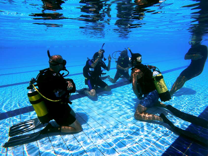 padi diving instructor course